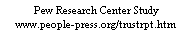 Text Box: Pew Research Center Study
www.people-press.org/trustrpt.htm
