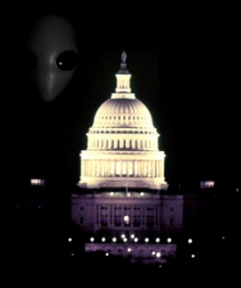 Alien over the Capitol Building