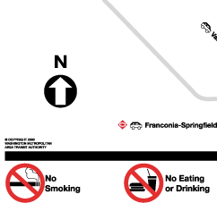 Part 10 of Metrorail system map