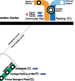 Part 3 of Metrorail system map