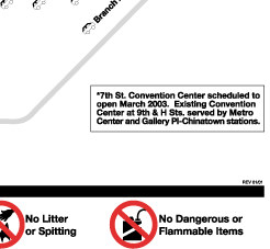 Part 12 of Metrorail system map