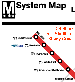 Part 1 of Metrorail system map